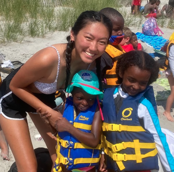 Campers at the beach!
